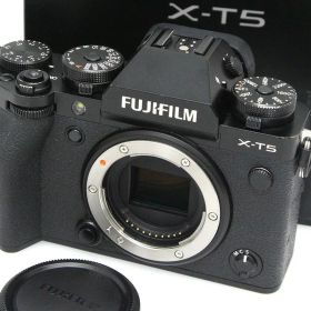 【中古】【良品】富士フイルム X-T5 ボディ ブラック （センサー清掃済み） CA01-P617-2S4 富士フイルム FUJIFILM Xマウント ミラーレス APS-C 手ブレ補正 4K対応