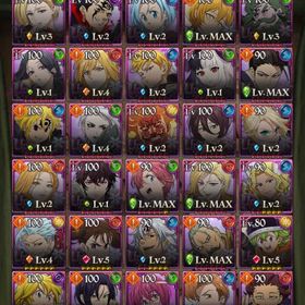 引退垢 キング&ディアンヌ技レベルMAX | グラクロのアカウントデータ、RMTの販売・買取一覧