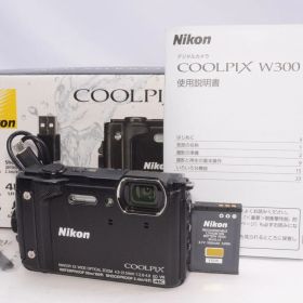 Nikon COOLPIX W300 ブラック BK ニコン クールピクス 防水 耐寒 防塵