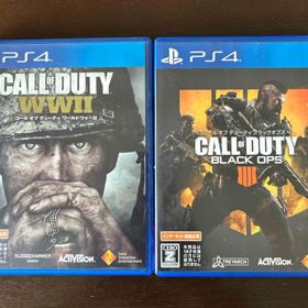 プレイステーション4(PlayStation4)のPS4 2本セット コール オブ デューティ ワールドウォーII+BO4(家庭用ゲームソフト)