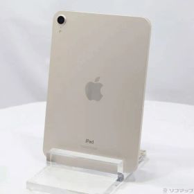 〔中古品〕 iPad mini 第6世代 64GB スターライト MK7P3J／A Wi-Fi【368】