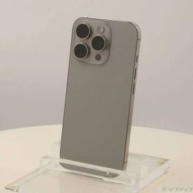 〔中古品〕 iPhone16 Pro 256GB ナチュラルチタニウム MYN33J／A SIMフリー【377】