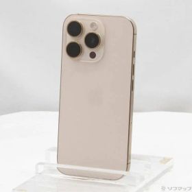 〔中古品〕 iPhone16 Pro 256GB デザートチタニウム MYN23J／A SIMフリー【377】