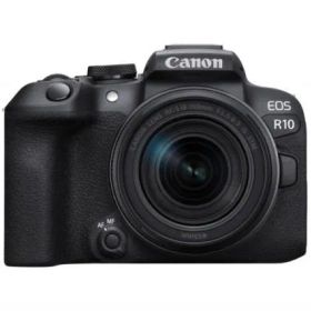 Canon ミラーレス一眼カメラ EOS R10 レンズキット(RF-S18-150)ブラック/APS-C/EOSR10-18150ISSTMLK