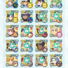 ポケマスキャラ多数アカウント