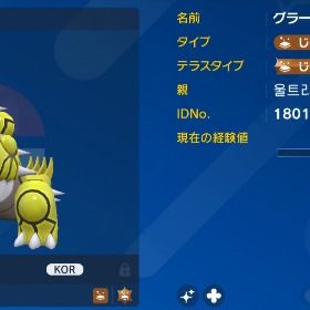韓国版ウルトラグラードン、カイオーガ【でっかいあかし】 | ポケモンSV(スカーレットバイオレット)のアイテム、RMTの販売・買取一覧