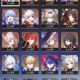 引退アカウントです。| 崩壊スターレイル(崩スタ)のアカウントデータ、RMTの販売・買取一覧