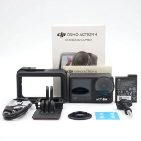 ■新品同様■ DJI アクションカメラ Osmo Action 4 スタンダードコンボ 4K 120fps対応 防水アクションカメラ CA2039