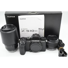 フジフイルム(富士フイルム)の★美品★ fujifilm フジフィルム x-s10 ダブルズームレンズキット(ミラーレス一眼)