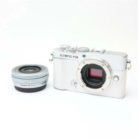 【中古】 《良品》 OLYMPUS PEN E-P7 14-42mm EZレンズキット ホワイト [ デジタルカメラ ]