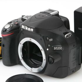 【中古】【良品】ニコン D5200 ボディ （センサー清掃済み） CA01-M5126-3U5A ニコン Fマウント Nikon 一眼レフ APS-C