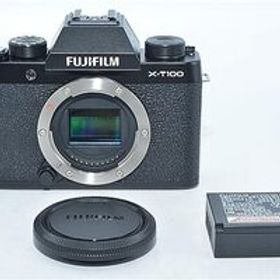 254★ほぼ新品★FUJIFILM ミラーレス一眼 カメラ X-T100ブラック X-T100-B