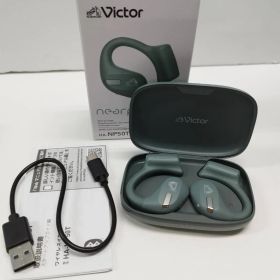 Victor nearphones HA-NP50T/ワイヤレスイヤホン/セージグリーン