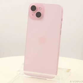 〔中古品〕 iPhone15 Plus 128GB ピンク MU093J／A SIMフリー【258】