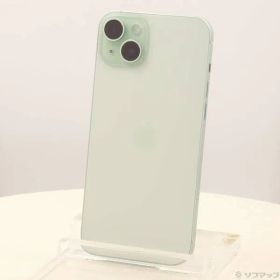 〔中古品〕 iPhone15 Plus 256GB グリーン MU0Q3J／A SIMフリー【262】