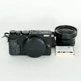 [ワイドコンバージョンレンズ付｜注意事項あり] FUJIFILM X70 ブラック / コンパクトデジタルカメラ