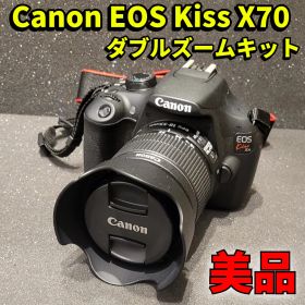 値下げアイテム！【極美品】Canon EOS Kiss X70 ダブルズームキット 付属品セット 〓