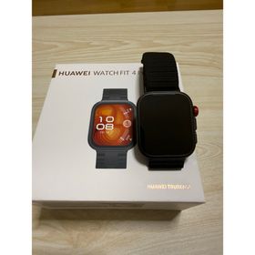 ファーウェイ(HUAWEI)のHUAWEI TECHNOLOGIES WATCH FIT 4 PRO ブラック(その他)