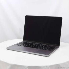 〔中古品〕 MacBook Pro 14.2-inch Late-2021 MKGP3J／A Apple M1 Pro 8コアCPU_14コアGPU 16GB SSD512GB スペースグレイ 〔14.7 Sonoma〕【349】