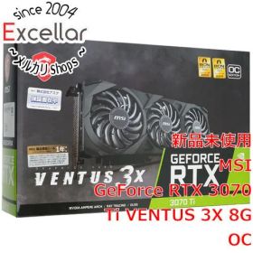 [bn:17] 【新品(開封のみ・箱きず・やぶれ)】 MSI製グラボ GeForce RTX 3070 Ti VENTUS 3X 8G OC PCIExp 8GB