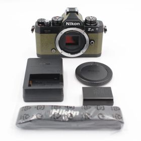 【張替サービス品（オリーブグリーン）】、ショット数9674回。★美品★ Nikon ニコン Z fc ボディ