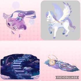 【4点セット】 夜を遊ぶおともだちベッド 真夜中へ続く床 あこがれのママのドレス 午前二時を刻む時計 | ポケコロツイン(ポケツイ)のアカウントデータ、RMTの販売・買取一覧