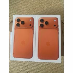 iPhone17 Pro Max コズミックオレンジ ２台SIMフリー即日発送(スマートフォン本体)