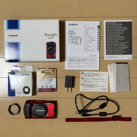 OLYMPUS Tough TG-6 レッド 本体と付属品