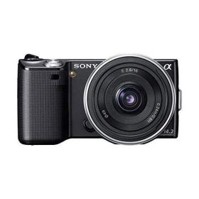 ソニー SONY α NEX-5 薄型広角レンズキット ブラック NEX-5A/B SDカード付き
