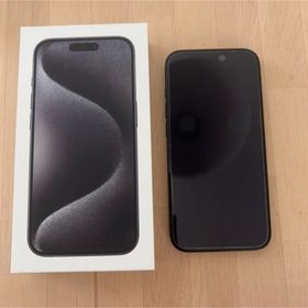 【美品】iPhone15 Pro 256 GB ブラックチタニウム SIMフリー(スマートフォン本体)