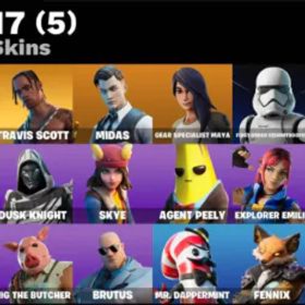 [pc/PSN/NINTENDO] 66 スキン travis scott | マイダス |ブレイズ | デッドプール |ヴァレリア |インフェルノ |フェード|永遠の騎士 | メアド譲渡可能