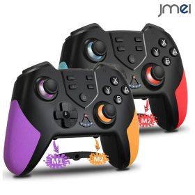 Nintendo Switch 2 コントローラー 無線Bluetooth接続 スイッチコントローラー Switch1/2代システム対応 背面ボタン付き Turbo機能 6核HD振動 ピンホールリセット機能 高耐久ボタン 550mAh大容量バッテリー 8-12時間連続使用 ニンテンドー スイッチ2 プロコン