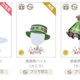 感謝祭 カミラ緑3点セット | ニコッとタウン(ニコタ)のアイテム、RMTの販売・買取一覧