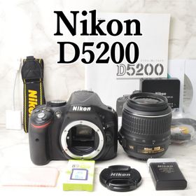 ニコン(Nikon)のショット数2030❣️Nikon D5200⭐️スマホ転送 一眼レフ 自撮り(デジタル一眼)