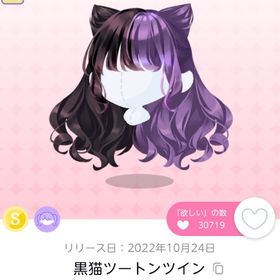 黒猫ツートンツイン1点 | ポケコロツイン(ポケツイ)のアイテム、RMTの販売・買取一覧