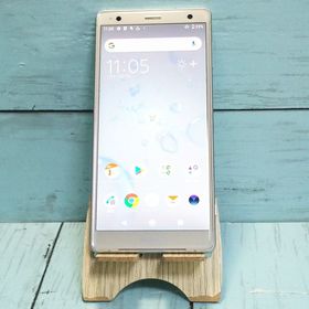 au SOV37 SONY Xperia XZ2 64GB リキッドシルバー ホワイト 168