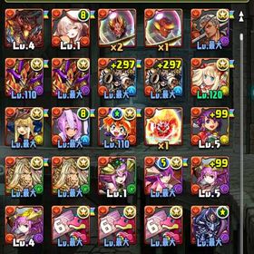 《最終値下げ》パズドラ 引退垢 質問受け付けます!! | パズドラ(パズル＆ドラゴンズ)のアカウントデータ、RMTの販売・買取一覧