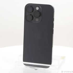 〔中古品〕 iPhone16 Pro 256GB ブラックチタニウム MYN03J／A SIMフリー【269】