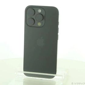 〔中古品〕 iPhone16 Pro 256GB ブラックチタニウム MYN03J／A SIMフリー【196】