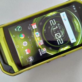 ☆京セラ TORQUE G03 au KYV41 グリーン SIMフリー