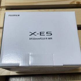 【新品】FUJIFILM X-E5 XF23mm レンズキット シルバー