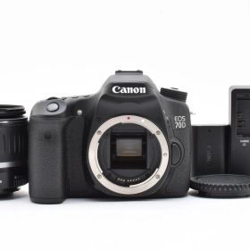 【ショット数:175回!!】★美品★ Canon キャノン EOS 70D ボディ + EF-S 18-55 USM レンズキット デジタル一眼レフカメラ ＃3183