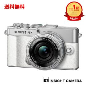 オリンパス PEN E-P7 14-42mm EZレンズキット ホワイト ペン ミラーレス一眼カメラ OLYMPUS（出荷後転送不可）
