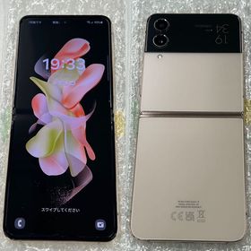 美品 SIMフリー Galaxy Z Flip4 SM-F721B [256GB] ゴールド 海外版
