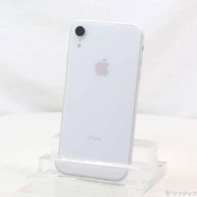 〔中古品〕 iPhoneXR 64GB ホワイト MT032J／A SIMフリー【247】