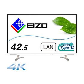 FlexScan EV4340X WT 42.5インチ 4Kモニター ホワイト