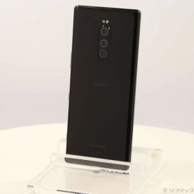 〔中古品〕 Xperia 1 64GB ブラック SO-03L docomoロック解除SIMフリー【368】
