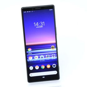 【液晶美品】au SIMフリー Xperia 1 SOV40 ブラック