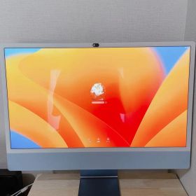 【美品】iMac 2021 24インチ 8GB SSD256GB ブルー