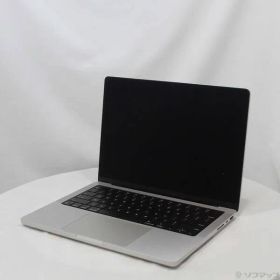 〔中古品〕 MacBook Pro 14.2-inch Late-2021 MKGR3J／A Apple M1 Pro 8コアCPU_14コアGPU 16GB SSD512GB シルバー 〔macOS v15.5〕【196】